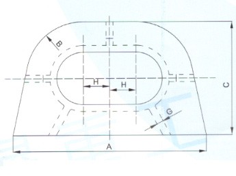 U.S型巴拿马导缆孔